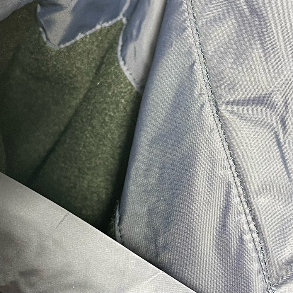 Patchwork Reversible Puffer Jacket Dk Army/Ink - image 6